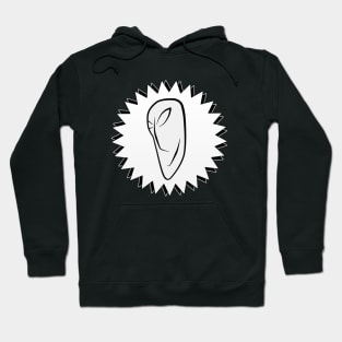 Confident Smirk Face Cartoon Hoodie